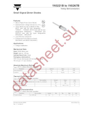 1N5234B-TR/BKN datasheet  