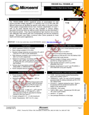 1N5335BE3TR datasheet  