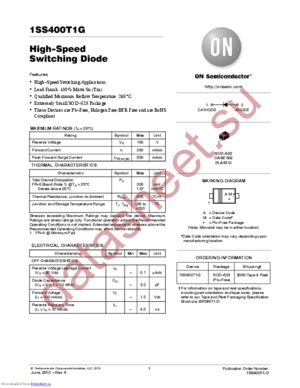 1SS400T1G_10 datasheet  