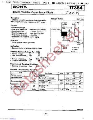 1T364 datasheet  