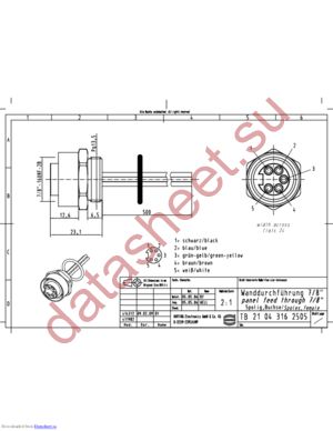 21043162505 datasheet  