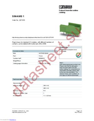 2271015 datasheet  