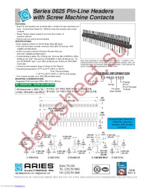 02-0625-20 datasheet  