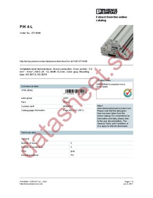 2714035 datasheet  