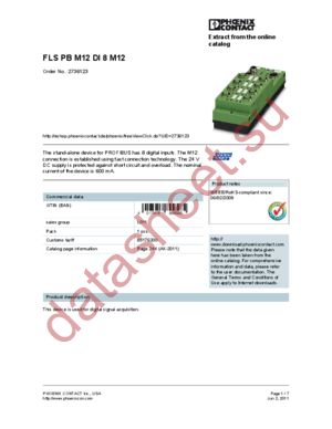 2736123 datasheet  