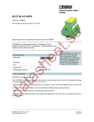 2750578 datasheet  