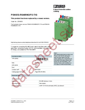 2761813 datasheet  