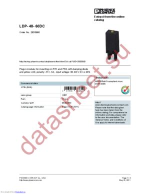 2833660 datasheet  