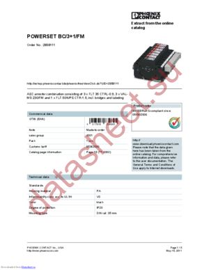 2858111 datasheet  