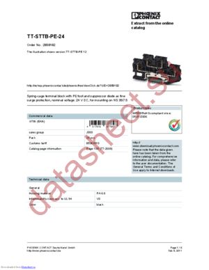 2858182 datasheet  