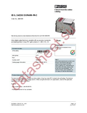 2861878 datasheet  