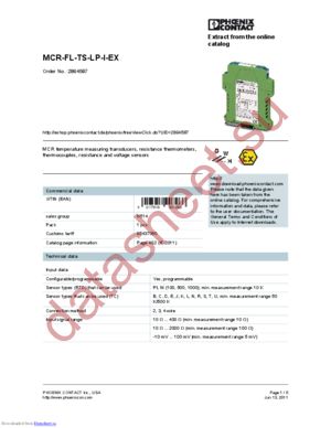 2864587 datasheet  