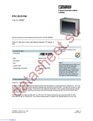 2893927 datasheet  