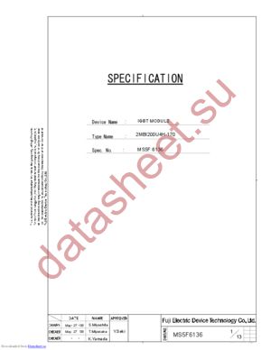 2mbi400u4h-170 datasheet  