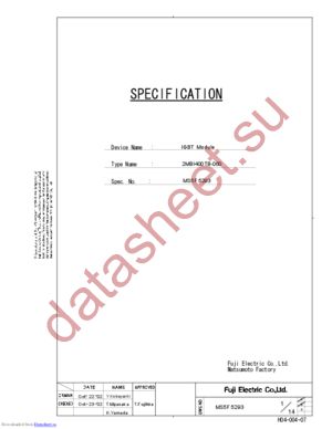 2MBI400TB-060 datasheet  