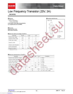 2SC4115STPQ datasheet  