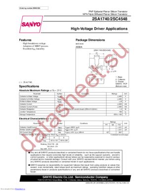 2SC4548ETDE datasheet  