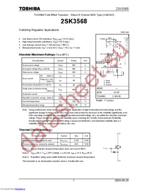 2SK3568(Q,M) datasheet  