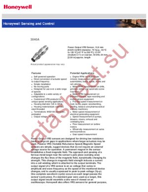 3040A25 datasheet  