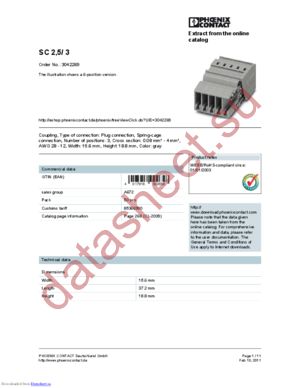 3042311 datasheet  