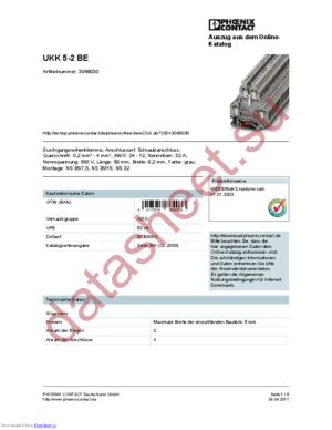 3048030 datasheet  