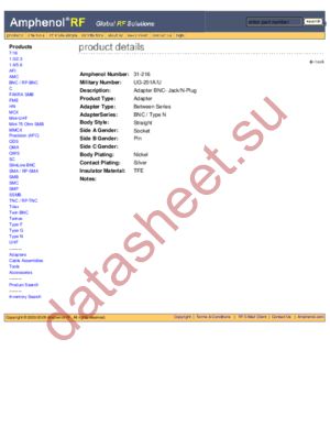 31-216 (UG-201A/U) datasheet  