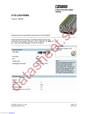 3209044 datasheet  