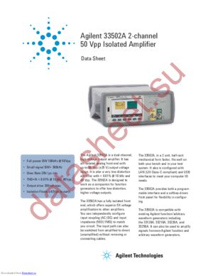 33502A datasheet  