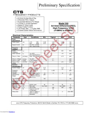 350LAA622.080 datasheet  