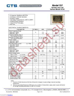 357VA3C datasheet  