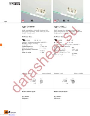 360322 datasheet  