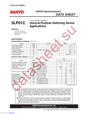 3LP01C-TB-E datasheet  