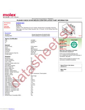 430450623 datasheet  