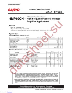 4MP10CH datasheet  