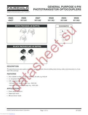 4N37SV-M datasheet  