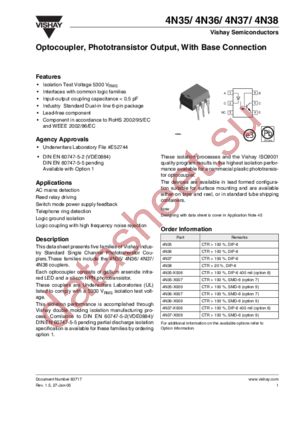 4N37S-TA datasheet  