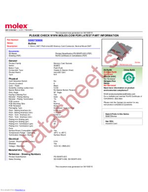 5008730806 datasheet  