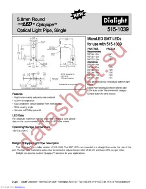 515-1039F datasheet  