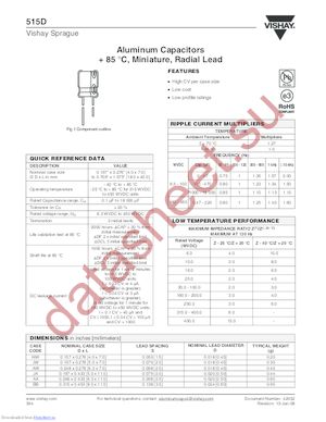 515D476M200DK6AE3 datasheet  