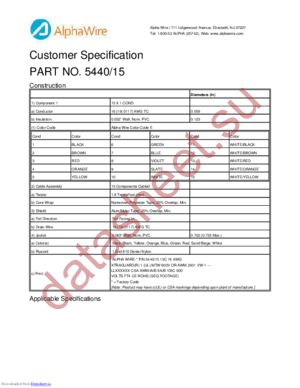 5440/15 SL005 datasheet  