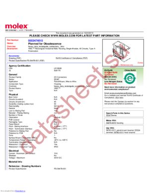 553474015 datasheet  