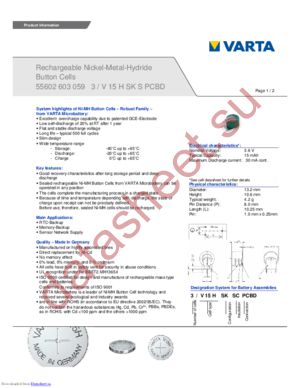 55602603059 datasheet  