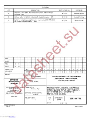 5962-88703012A datasheet  