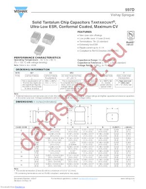 597D477X06R3E2T datasheet  