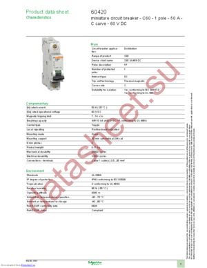 60420 datasheet  