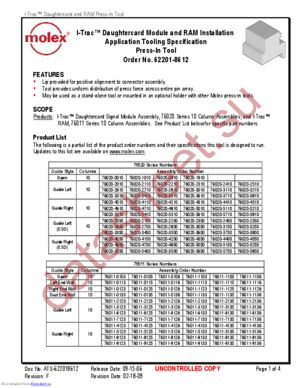 62201-8612 datasheet  