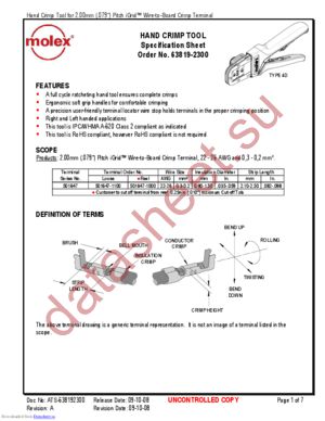 63819-2300 datasheet  