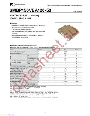 6MBP400VEA060-50 datasheet  