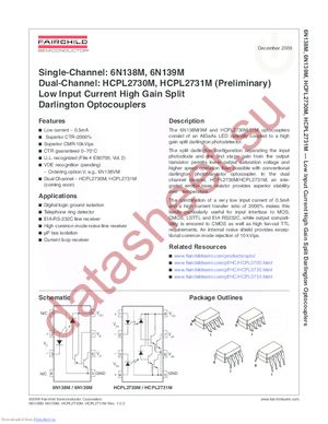 HCPL2730M datasheet  