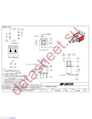 700SP7B11M6REH datasheet  